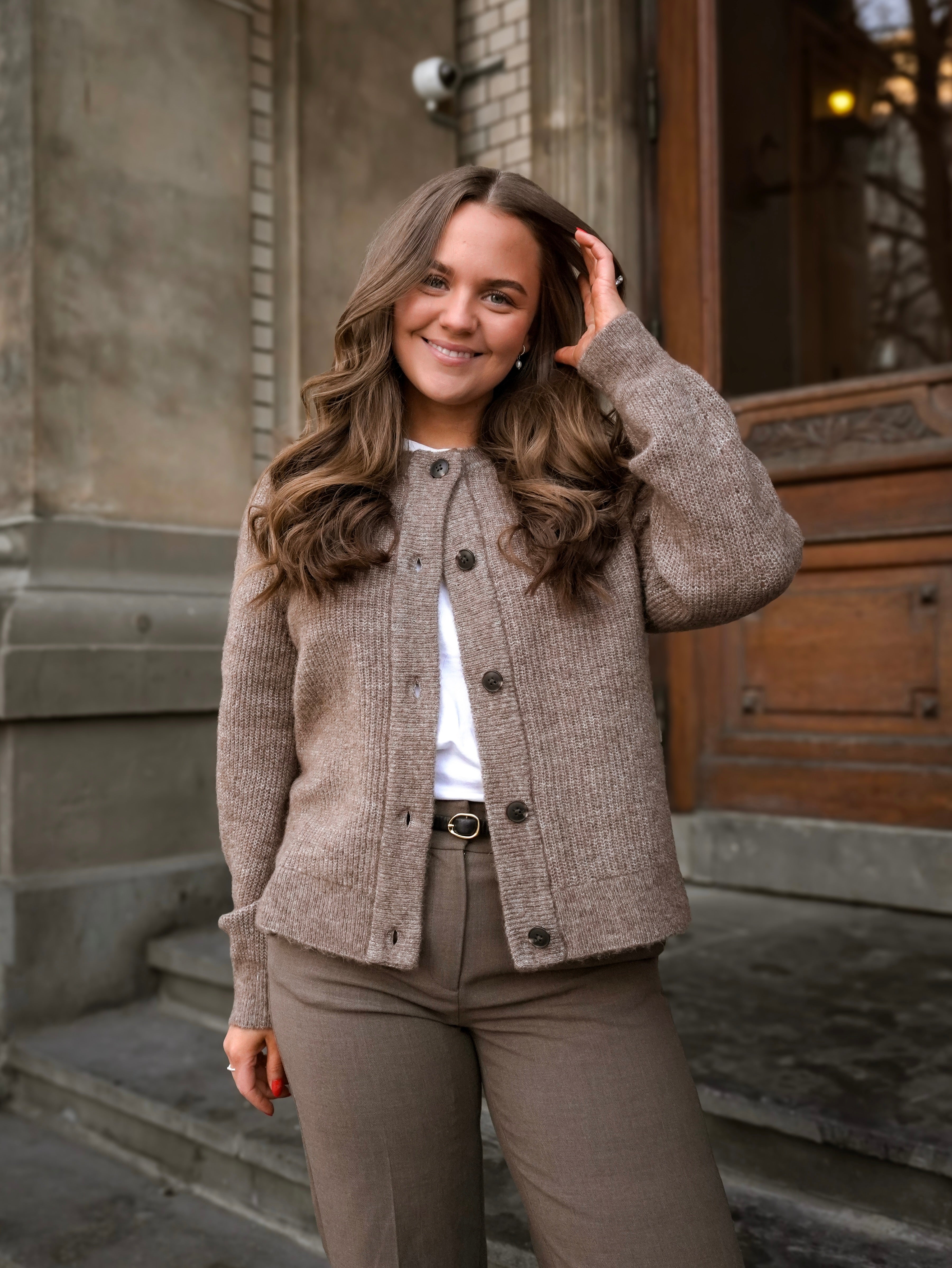 SLWLULU Knit Cardigan - Chocolate Chip